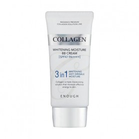 BB-крем для лица Enough Collagen 3 In 1 Whitening Moisture BB Cream SPF 47 PA++++ с морским коллагеном, 50 г
