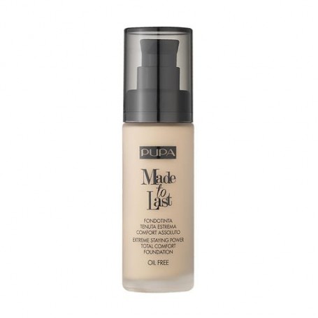 Тональная основа для лица Pupa Made To Last Foundation 001 Light Ivory, 30 мл