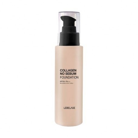 Тональная основа для лица Lebelage Collagen No Sebum Foundation, SPF 50+ PA+++, 23 Sand Beige, 100 мл