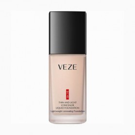 Тональная основа для лица Veze Thin and Light Concealer Liquid Foundation, Ivory White, 30 мл