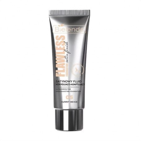 Сатиновый флюид для лица Bielenda Flawless Foundation 02 Vanilla, 30 г