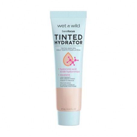 Тонирующий увлажняющий флюид для лица Wet n Wild Barefocus Tint Hydrator Tinted Skin Veil, Light, 27 мл