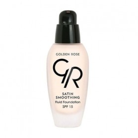 Разглаживающий тональный флюид Golden Rose Satin Smoothing Fluid Foundation SPF 15, тон 27, 34 мл