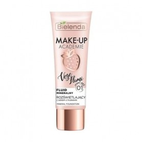 Минеральный тонирующий флюид для лица Bielenda Make-Up Academie Vege Flumi Fluid Mineralny 02 Натурально-бежевый, 30 мл