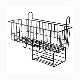 Органайзер для хранения Ringel Raum навесной, черный, 39*18*25.5 см (RG-002b)