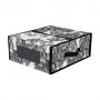 Органайзер Idea Home Anthracite Flowers с крышкой, 15*38.1*32.5 см (BS-S01 ткан. з/кр Anthracite Flowers)