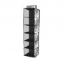 Органайзер подвесной Idea Home Anthracite Flowers 6 секций, 28*28*112 см (NP-121 ткан. 6ком. підвіс. Anthracite Flowers)