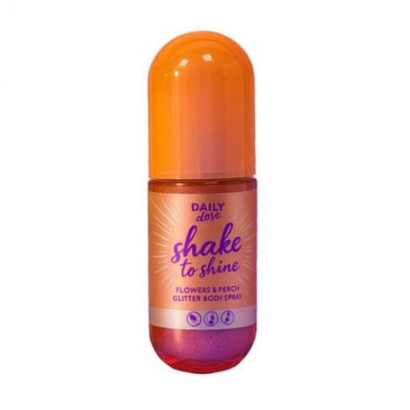 Спрей для тела CosMyFy Daily Dose Flowers &amp Peach Glitter Body Spray, 100 мл