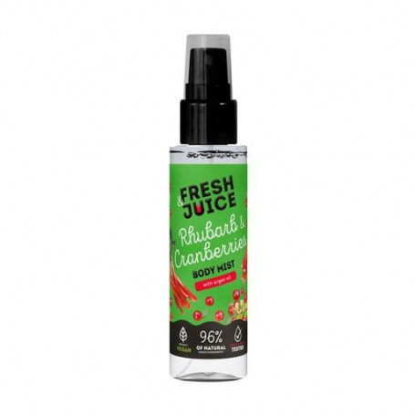Мист для тела Fresh Juice Rhubarb &amp Cranberries Body Mist с аргановым маслом, 150 мл