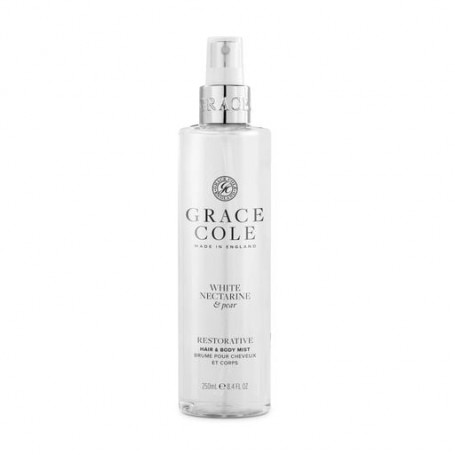 Мист для тела и волос Grace Cole Hair &amp Body Mist White Nectarine &amp Pear, 250 мл