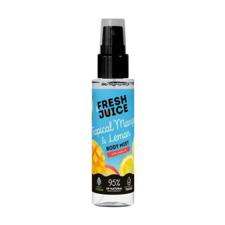 Мист для тела Fresh Juice Tropical Mango &amp Lemon Body Mist с аргановым маслом, 150 мл