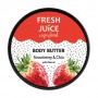 Крем-масло для тела Fresh Juice Superfood Strawberry &amp Chia, 225 мл