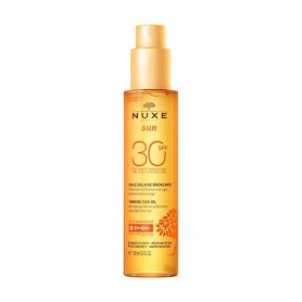 Бронзирующее масло для тела и лица Nuxe Tanning Sun Oil SPF 30, 150 мл