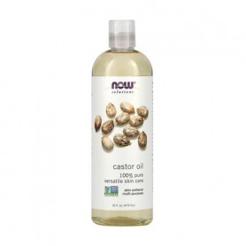 Косметическое касторовое масло NOW foods Castor Oil, 473 мл