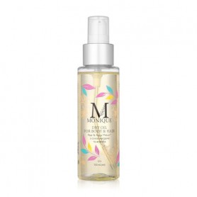 Сухое масло для тела и волос MONIQUE Pear &amp Aqua Melon с маслом миндаля и жожоба, 100 мл