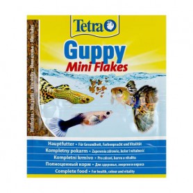 Корм для гуппи Tetra Guppy Mini Flakes в мини-хлопьях, 12 г