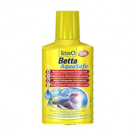 Кондиционер Tetra Betta Aqua Safe для подготовки воды в аквариуме, для рыб петушков, 100 мл