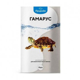 Корм для аквариумных рыб и черепах Природа Гамарус, 10 г