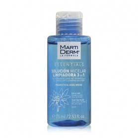 Очищающий мицеллярный раствор MartiDerm Essentials Cleansing Micellar Solution 3 в 1, 75 мл