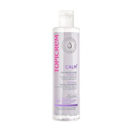 Успокаивающая мицеллярная вода для снятия макияжа Topicrem Calm+ Soothing Micellar Water, 200 мл