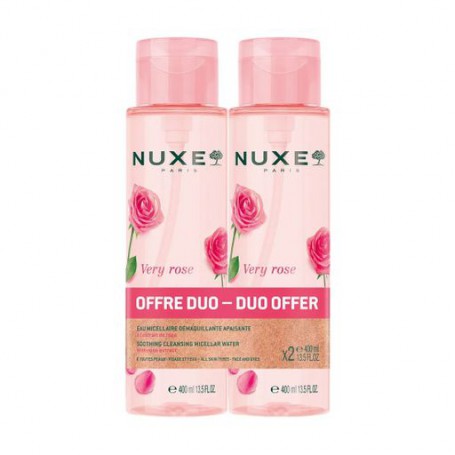 Мицеллярная вода для лица Nuxe Very Rose, 2*400 мл