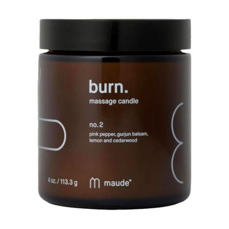 Массажная свеча Maude Burn. Massage Candle No.2 Pink Pepper &amp Gurjun Balsam, 113 г
