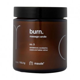 Массажная свеча Maude Burn. Massage Candle No.3 Sandalwood &amp Eucalyptus, 113 г