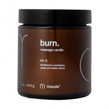 Массажная свеча Maude Burn. Massage Candle No.3 Sandalwood &amp Eucalyptus, 113 г