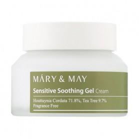 Успокаивающий гель-крем для лица Mary &amp May Sensitive Soothing Gel для чувствительной кожи, 12 г