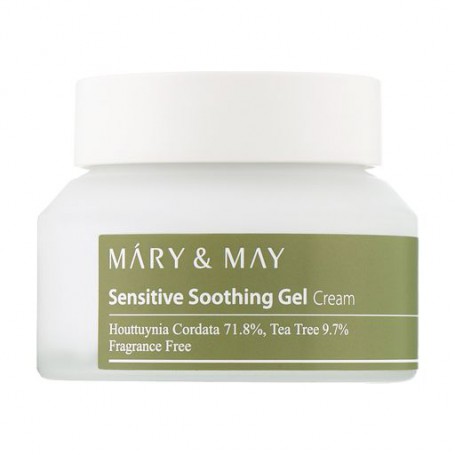 Успокаивающий гель-крем для лица Mary &amp May Sensitive Soothing Gel для чувствительной кожи, 12 г