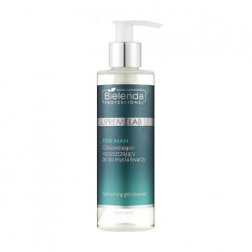 Мужской освежающий гель для умывания Bielenda Professional Supremelab For Men Refreshing Gel Cleanser, 200 мл