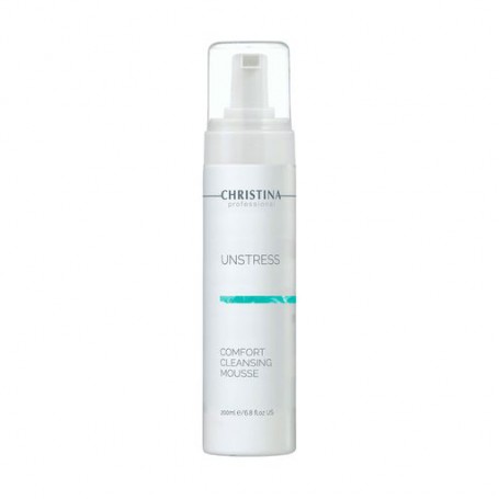 Очищающий мусс для лица Christina Unstress Comfort Cleansing Mousse, 200 мл