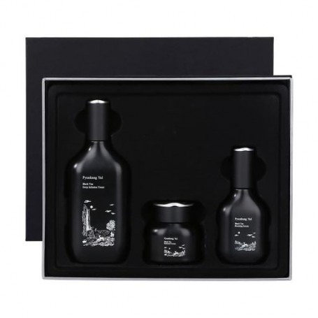 Набор для лица Pyunkang Yul Black Tea Line Gift Set (тонер, 130 мл + сыворотка, 45 мл + крем, 60 мл)