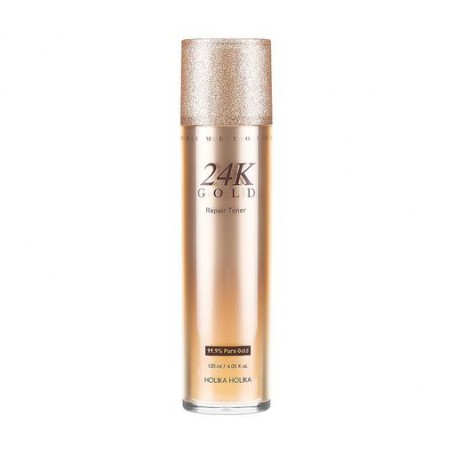 Восстанавливающий тонер для лица Holika Holika Prime Youth 24K Gold Repair Toner с золотом, 120 мл
