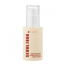 Антивозрастная сыворотка для лица K-SECRET Seoul 1988 Serum: Retinal Liposome 2% + Black Ginseng с ретиналем и экстрактом корня 