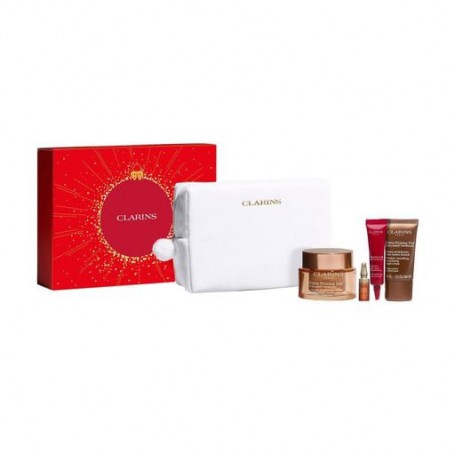 Набор для ухода за лицом Clarins Value Set Extra-firming Xmas 25 (крем, 50 мл + крем, 15 мл + крем, 7 мл + сыворотка, 1.9 мл + к