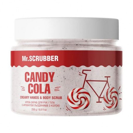 Крем-скраб для рук и тела Mr.Scrubber Creamy Hands &amp Body Scrub Candy Cola с ароматом леденцов с колой, 250 г