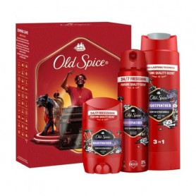 Мужской подарочный набор Old Spice Nightpanther Dj (дезодорант, 150 мл + дезодорант-стик, 50 мл + гель для душа, 250 мл + игра д