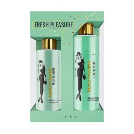 Подарочный набор женский Emotions by Liora Fresh Pleasure (гель для душа, 250 мл + молочко для тела, 200 мл)