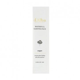 Ночная гелевая маска для лица D&39Alba Waterfull Vegan Sleeping Pack