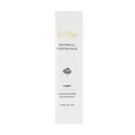 Ночная гелевая маска для лица D&39Alba Waterfull Vegan Sleeping Pack