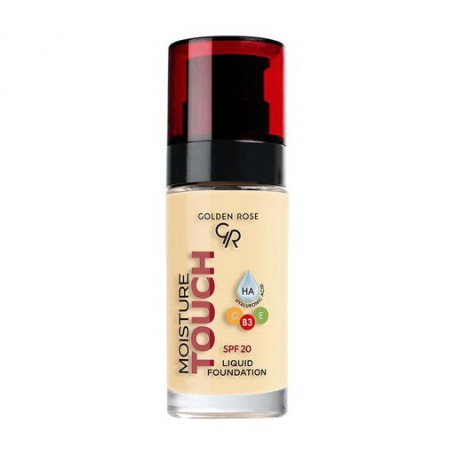 Тональный крем для лица Golden Rose Moisture Touch Liquid Foundation SPF 20, 105, 30 мл
