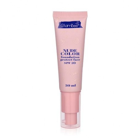 Тональный крем для лица GlamBee Nude Color Foundation SPF 20 тон 01, 30 мл