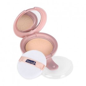 Компактная пудра для лица GlamBee sun protection, матирующая, SPF 30 тон 01, 10 г