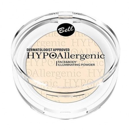 Пудра для лица и тела Bell Hypoallergenic Face &amp Body Illuminating Powder 01, 6 г