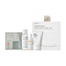 Набор для лица Anua Heartleaf Soothing Trial Kit (тонер, 40 мл + тонер-пады, 2 шт + сыворотка, 10 мл + лосьон, 20 мл)