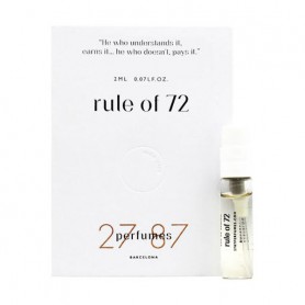 27 87 Perfumes Rule of 72 Парфюмированная вода унисекс, 2 мл (пробник)
