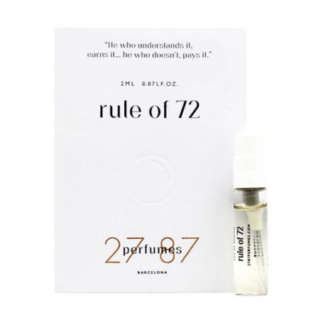 27 87 Perfumes Rule of 72 Парфюмированная вода унисекс, 2 мл (пробник)