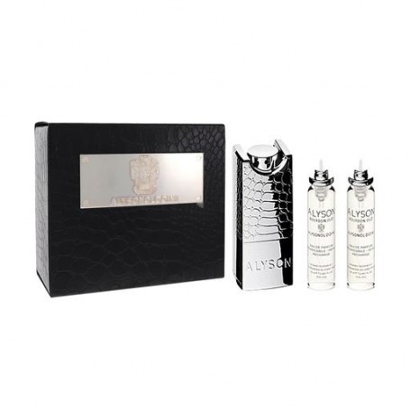 Парфюмированный набор унисекс Alysonoldoini Bourbon Oud (парфюмированная вода, 3*20 мл + чехол)
