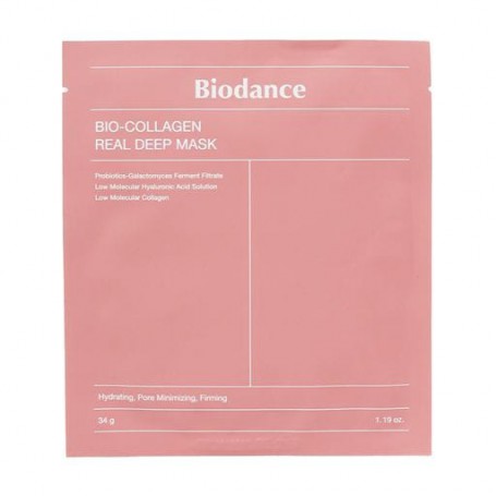Гидрогелевая маска для лица Biodance Bio-Collagen Real Deep Mask Sheet с коллагеном, 34 г